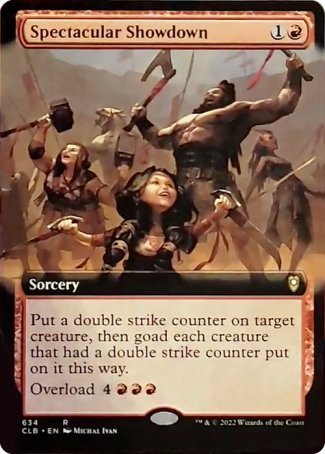 Spectacular Showdown (Extended Art) [Commander Legends: Battle for Baldur's Gate] | Galactic Gamez