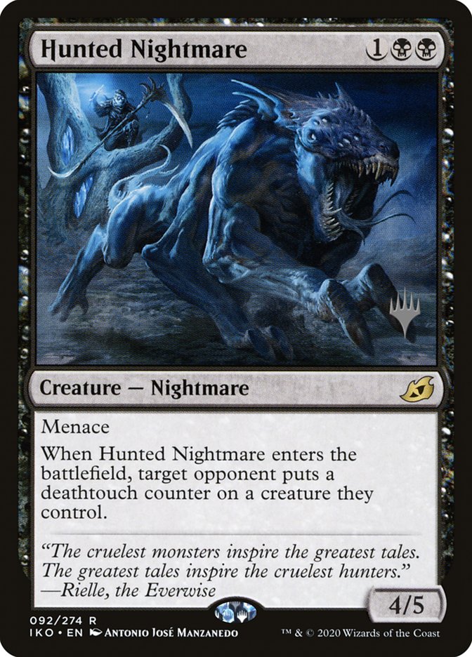 Hunted Nightmare (Promo Pack) [Ikoria: Lair of Behemoths Promos] | Galactic Gamez