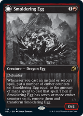 Smoldering Egg // Ashmouth Dragon [Innistrad: Double Feature] | Galactic Gamez