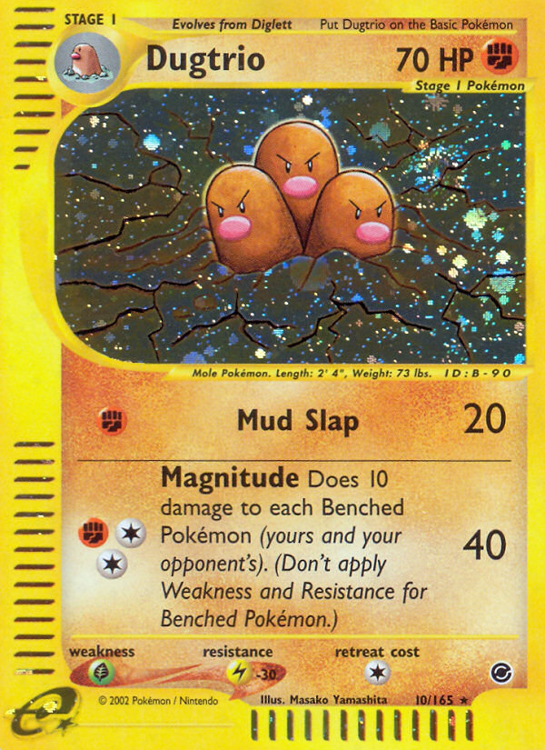 Dugtrio (10/165) [Expedition: Base Set] | Galactic Gamez