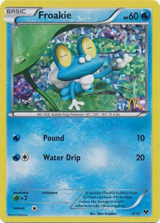 Froakie (4/12) [McDonald's Promos: 2014 Collection] | Galactic Gamez