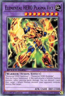 Elemental HERO Plasma Vice [SGX1-ENA26] Common | Galactic Gamez