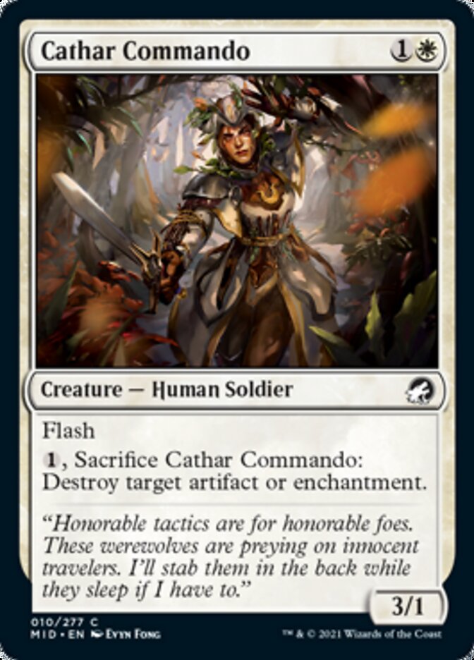 Cathar Commando [Innistrad: Midnight Hunt] | Galactic Gamez