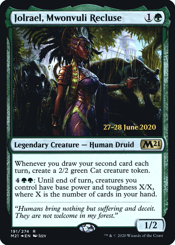 Jolrael, Mwonvuli Recluse  [Core Set 2021 Prerelease Promos] | Galactic Gamez