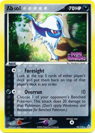 Absol (18/110) (Stamped) [EX: Holon Phantoms] | Galactic Gamez