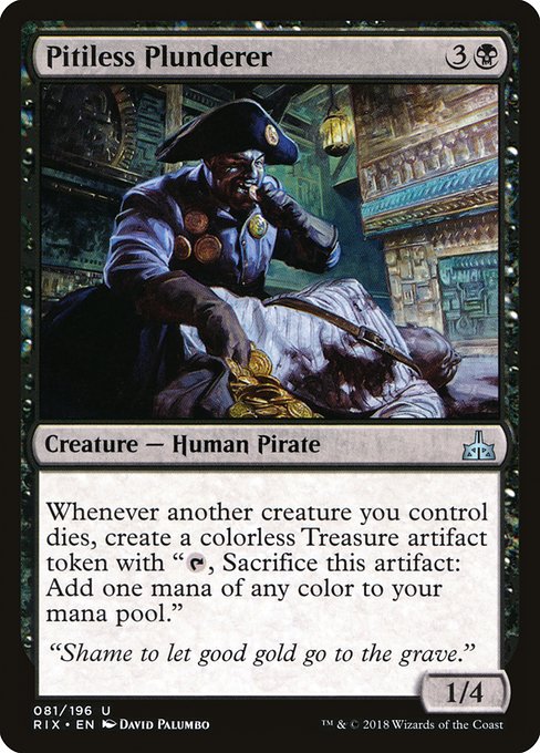 Pitiless Plunderer [Rivals of Ixalan] | Galactic Gamez