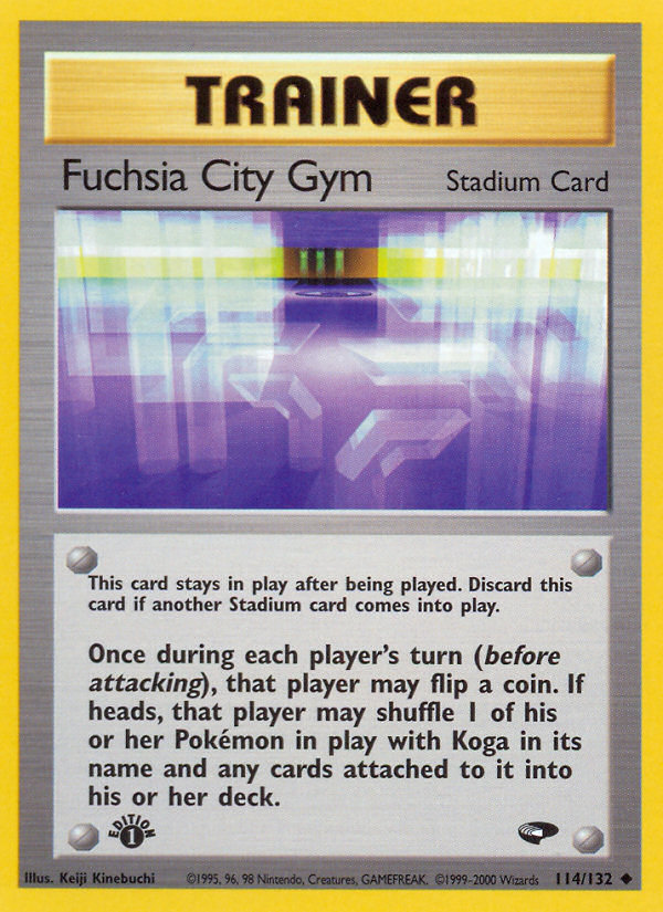 Fuchsia City Gym (114/132) [Gym Challenge 1st Edition] | Galactic Gamez