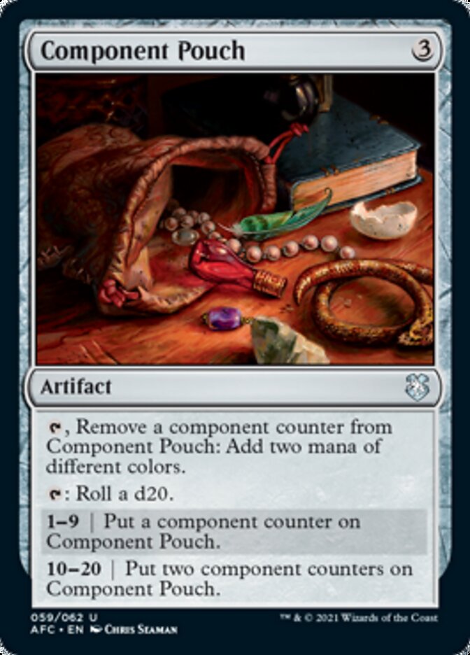 Component Pouch [Dungeons & Dragons: Adventures in the Forgotten Realms Commander] | Galactic Gamez