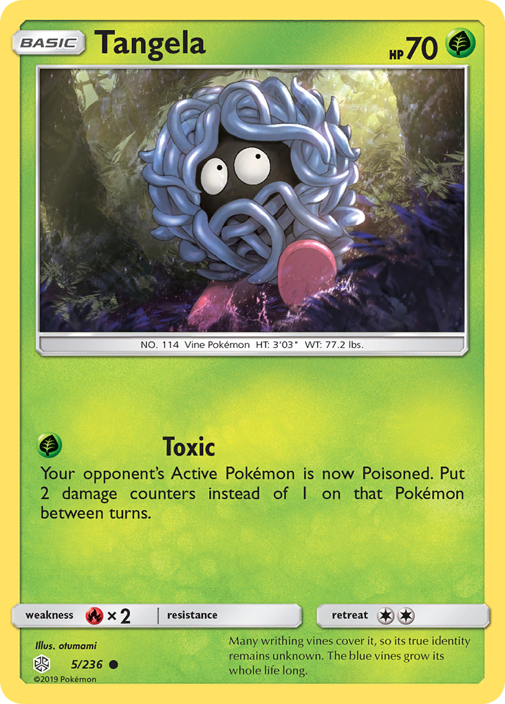 Tangela (5/236) [Sun & Moon: Cosmic Eclipse] | Galactic Gamez