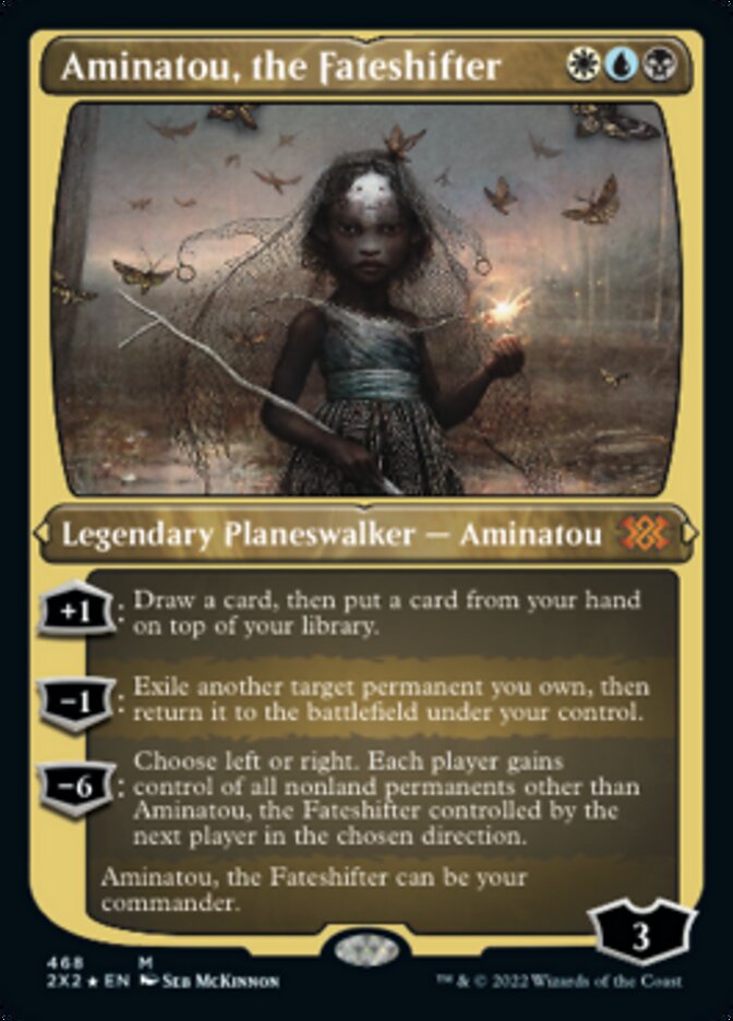 Aminatou, the Fateshifter (Foil Etched) [Double Masters 2022] | Galactic Gamez