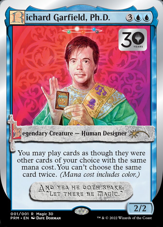 Richard Garfield, Ph.D. [30th Anniversary Promos] | Galactic Gamez