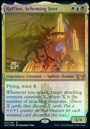 Raffine, Scheming Seer [Streets of New Capenna Prerelease Promos] | Galactic Gamez