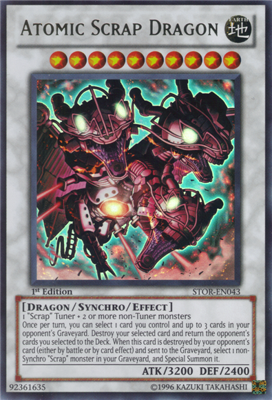 Atomic Scrap Dragon [STOR-EN043] Ultra Rare | Galactic Gamez