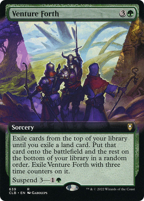 Venture Forth (Extended Art) [Commander Legends: Battle for Baldur's Gate] | Galactic Gamez