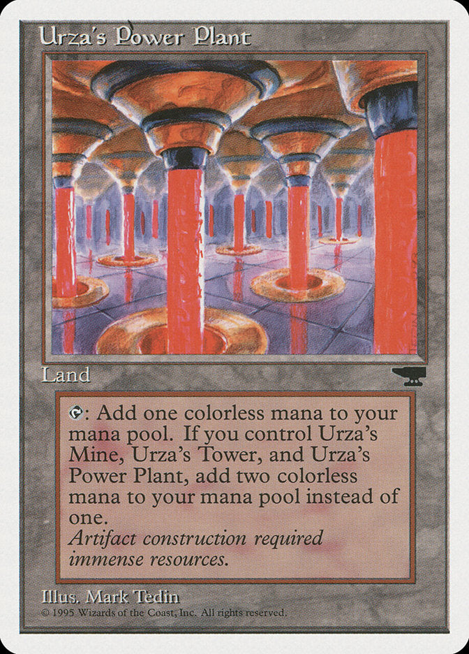 Urza's Power Plant (Red Columns) [Chronicles] | Galactic Gamez