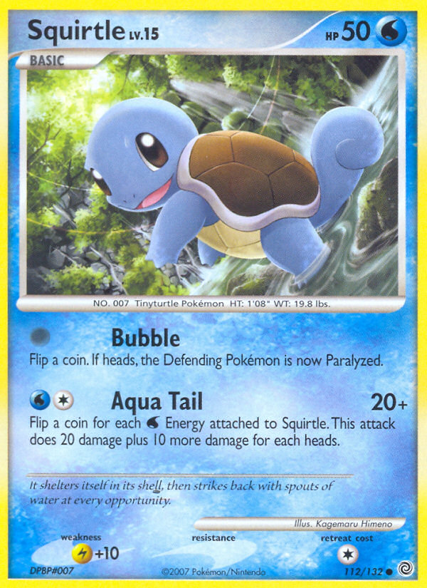 Squirtle (112/132) [Diamond & Pearl: Secret Wonders] | Galactic Gamez