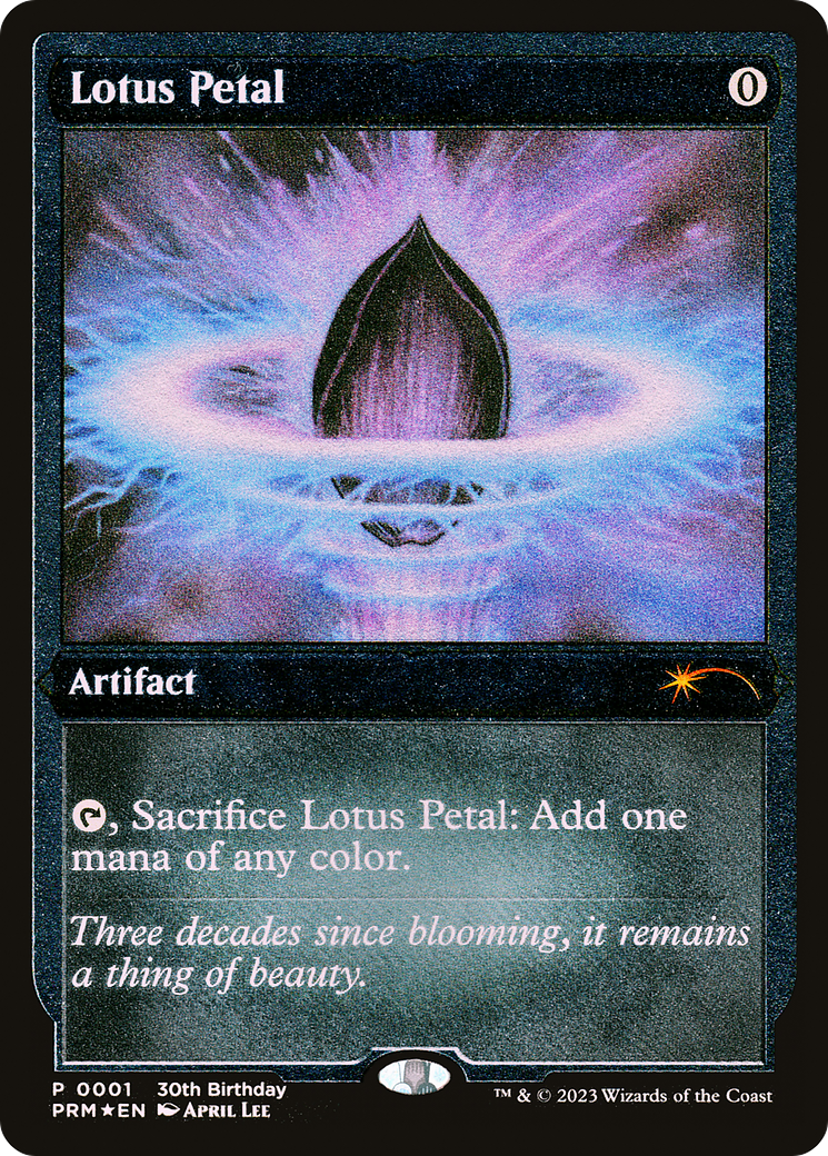 Lotus Petal (Foil Etched) [30th Anniversary Promos] | Galactic Gamez
