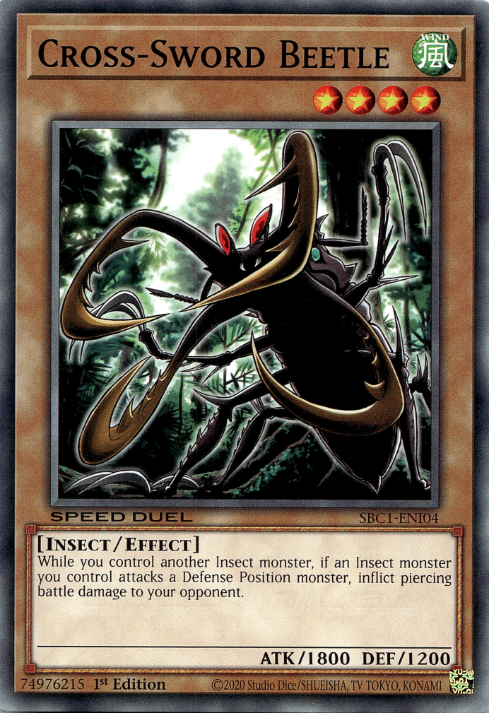 Cross-Sword Beetle [SBC1-ENI04] Common | Galactic Gamez