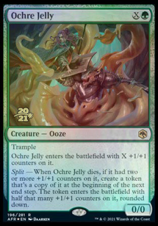 Ochre Jelly [Dungeons & Dragons: Adventures in the Forgotten Realms Prerelease Promos] | Galactic Gamez