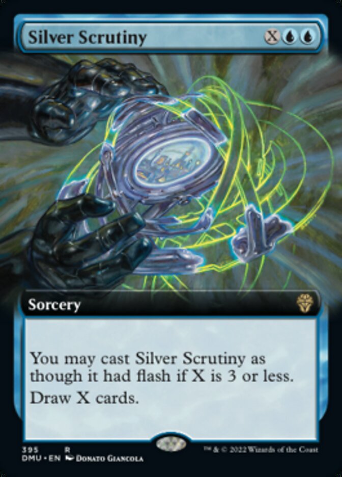 Silver Scrutiny (Extended Art) [Dominaria United] | Galactic Gamez