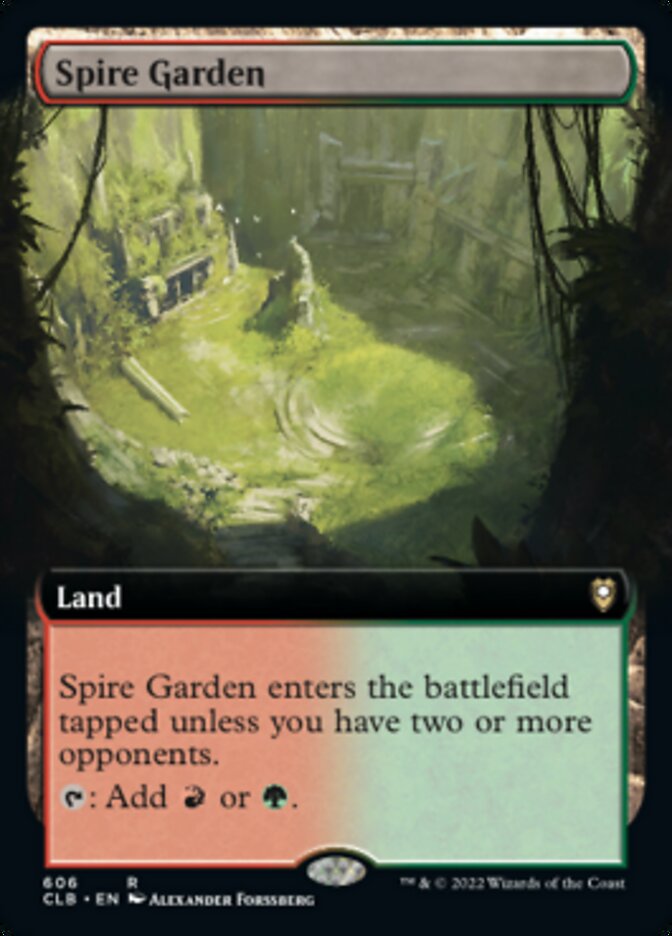 Spire Garden (Extended Art) [Commander Legends: Battle for Baldur's Gate] | Galactic Gamez