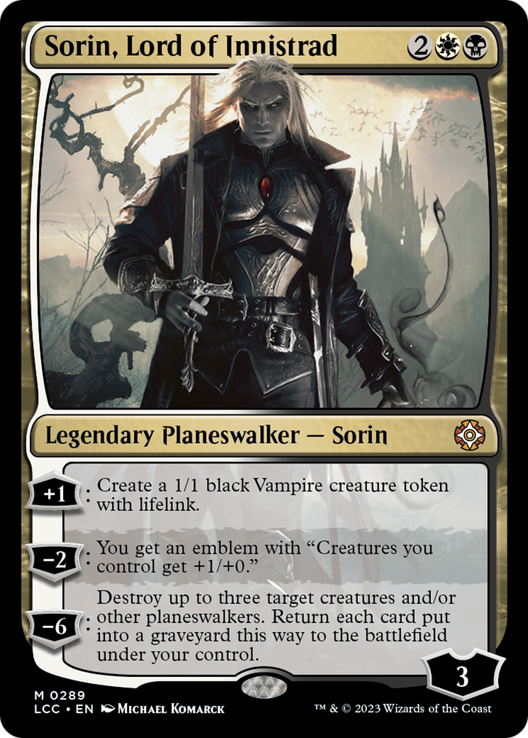 Sorin, Lord of Innistrad [The Lost Caverns of Ixalan Commander] | Galactic Gamez