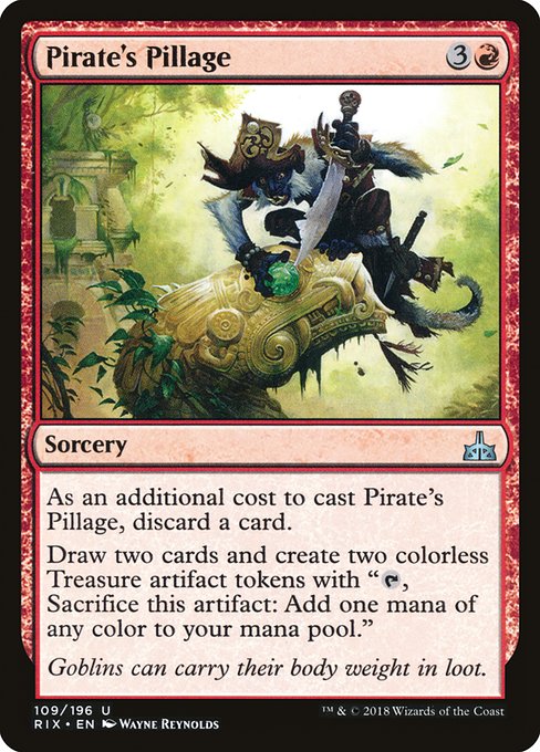 Pirate's Pillage [Rivals of Ixalan] | Galactic Gamez