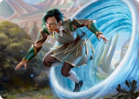 Vortex Runner Art Card [Strixhaven: School of Mages Art Series] | Galactic Gamez