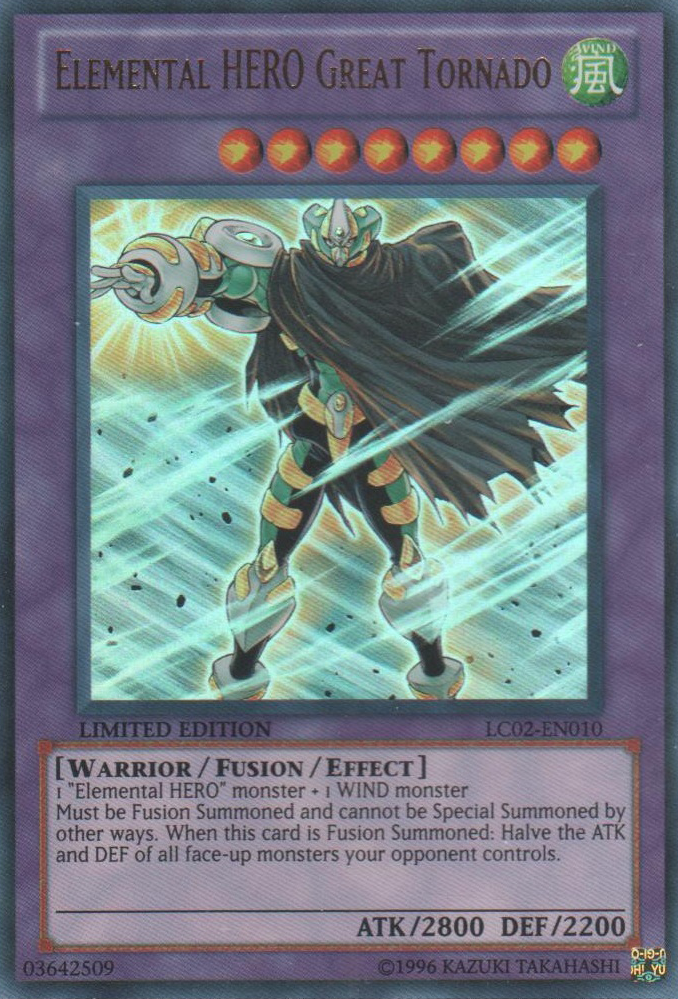 Elemental HERO Great Tornado [LC02-EN010] Ultra Rare | Galactic Gamez