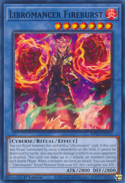 Libromancer Fireburst [MP23-EN112] Rare | Galactic Gamez