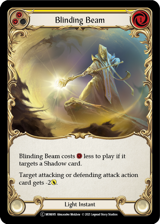 Blinding Beam (Yellow) [U-MON085] Unlimited Edition Normal | Galactic Gamez
