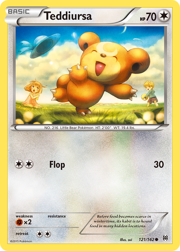 Teddiursa (121/162) [XY: BREAKthrough] | Galactic Gamez