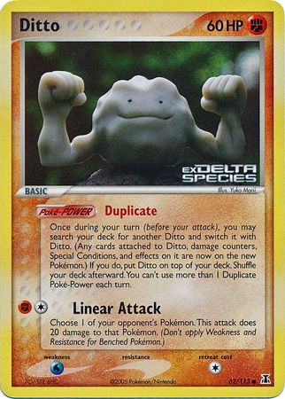 Ditto (62/113) (Stamped) [EX: Delta Species] | Galactic Gamez