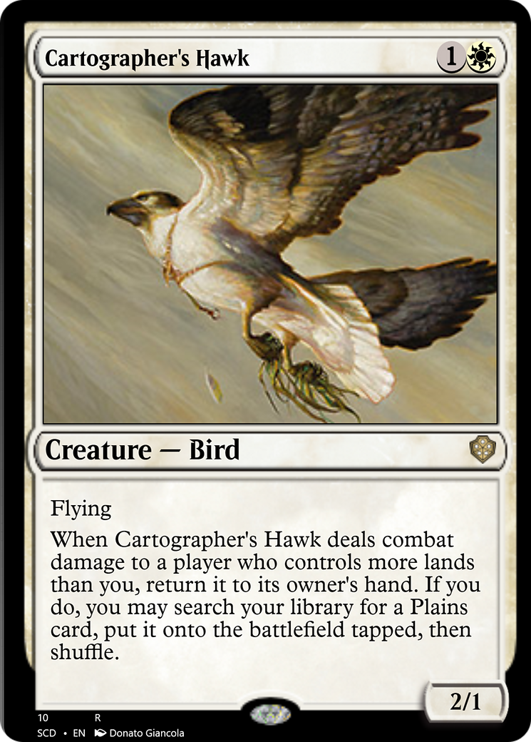 Cartographer's Hawk [Starter Commander Decks] | Galactic Gamez