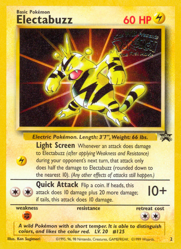 Electabuzz (2) [Wizards of the Coast: Black Star Promos] | Galactic Gamez