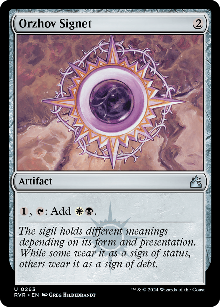 Orzhov Signet [Ravnica Remastered] | Galactic Gamez