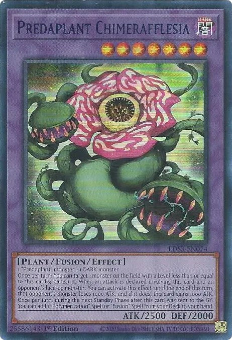 Predaplant Chimerafflesia (Blue) [LDS3-EN074] Ultra Rare | Galactic Gamez