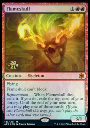 Flameskull [Dungeons & Dragons: Adventures in the Forgotten Realms Prerelease Promos] | Galactic Gamez