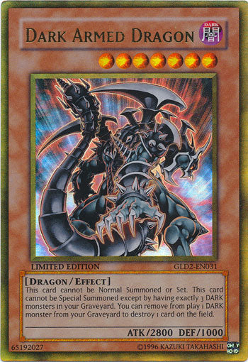 Dark Armed Dragon [GLD2-EN031] Ultra Rare | Galactic Gamez