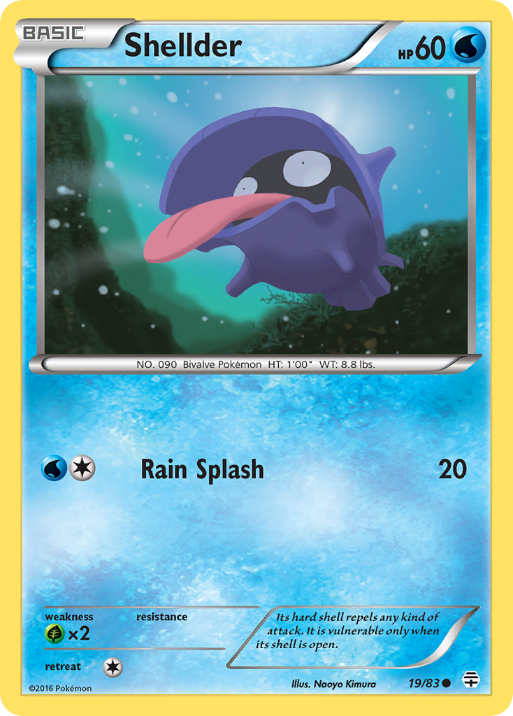 Shellder (19/83) [XY: Generations] | Galactic Gamez