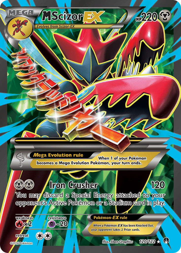 M Scizor EX (120/122) [XY: BREAKpoint] | Galactic Gamez