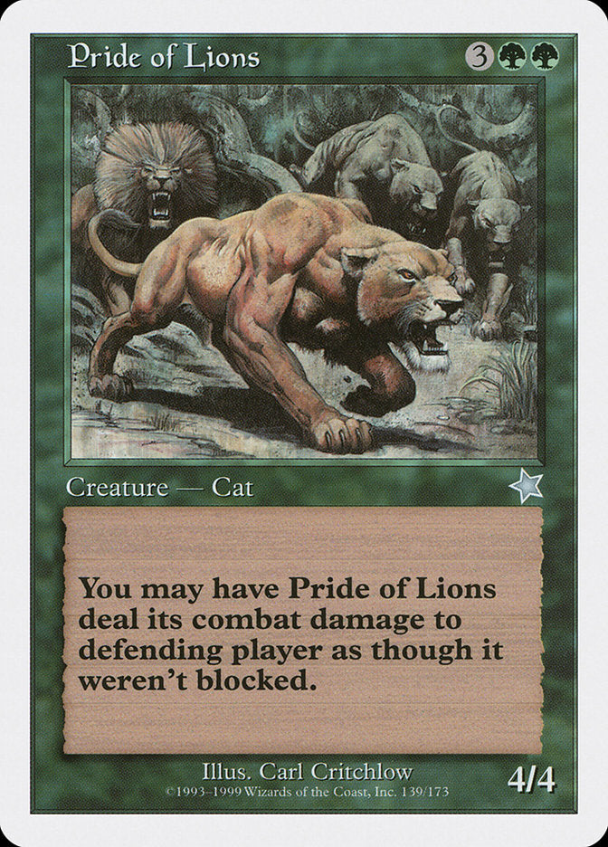 Pride of Lions [Starter 1999] | Galactic Gamez