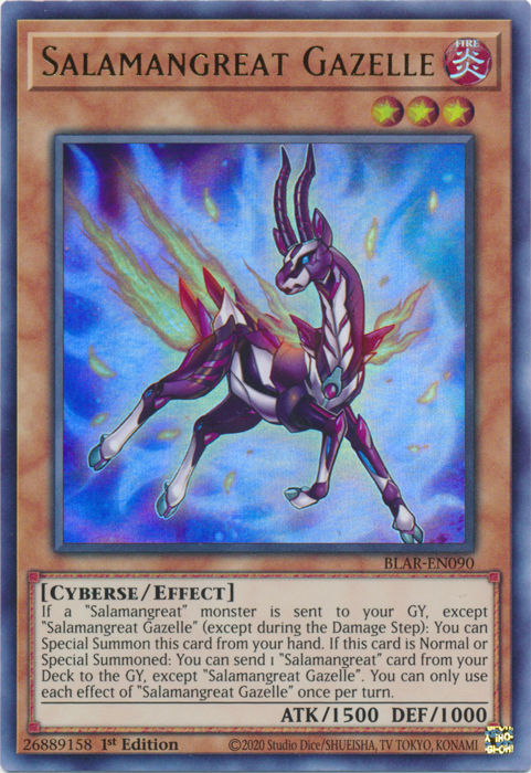 Salamangreat Gazelle [BLAR-EN090] Ultra Rare | Galactic Gamez