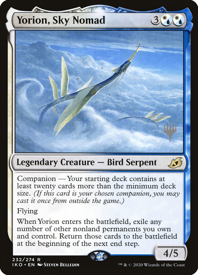 Yorion, Sky Nomad (Promo Pack) [Ikoria: Lair of Behemoths Promos] | Galactic Gamez