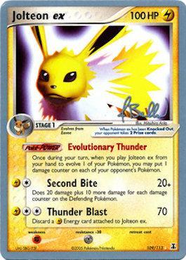 Jolteon ex (109/113) (Eeveelutions - Jimmy Ballard) [World Championships 2006] | Galactic Gamez