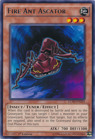 Fire Ant Ascator [LC5D-EN224] Rare | Galactic Gamez