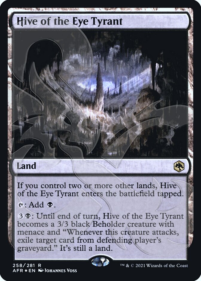 Hive of the Eye Tyrant (Ampersand Promo) [Dungeons & Dragons: Adventures in the Forgotten Realms Promos] | Galactic Gamez