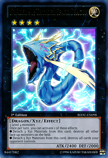 Number 91: Thunder Spark Dragon [REDU-EN098] Ultra Rare | Galactic Gamez