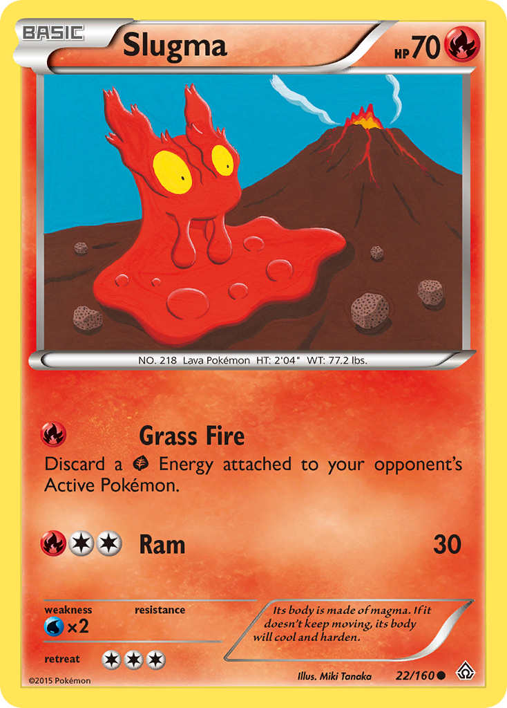 Slugma (22/160) [XY: Primal Clash] | Galactic Gamez