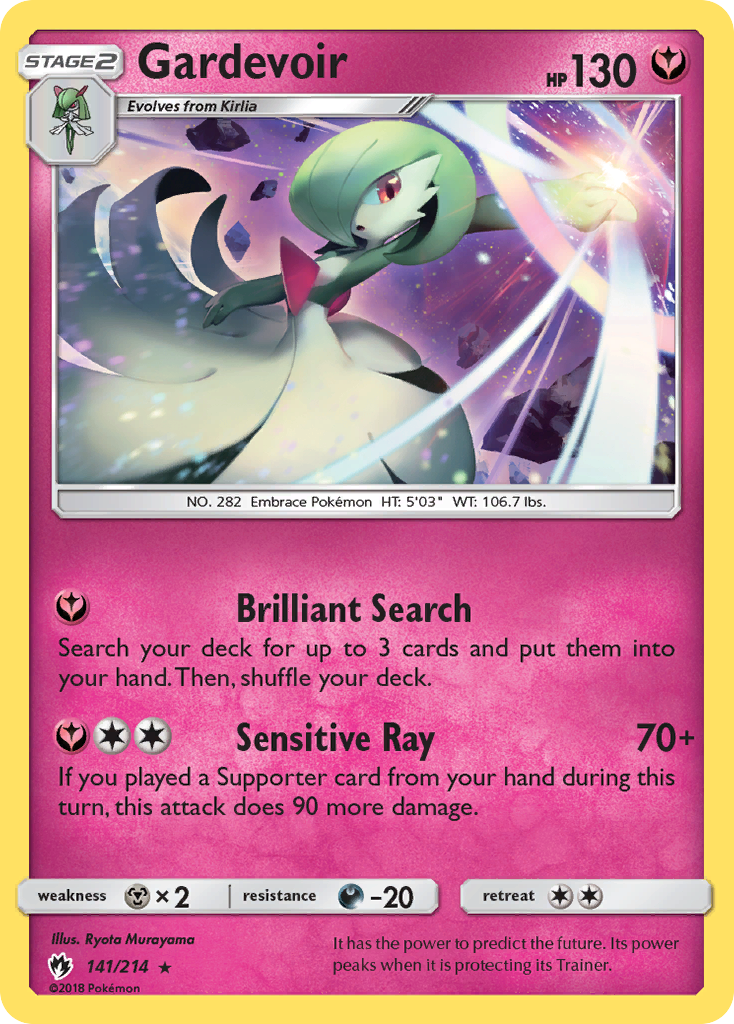 Gardevoir (141/214) [Sun & Moon: Lost Thunder] | Galactic Gamez